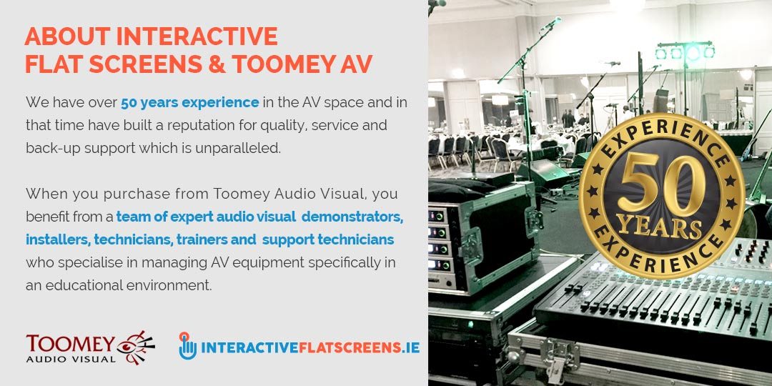 About Interactive Flat Screens and Toomey Audio Visual