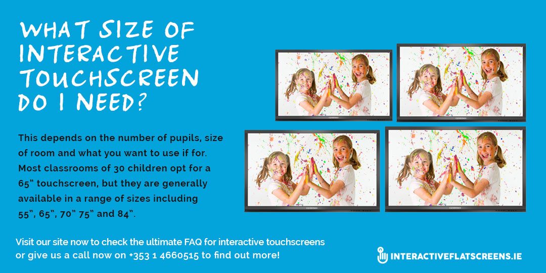 What Size of Interactive Touchscreen Do I Need - Interactive Flat Screen FAQ