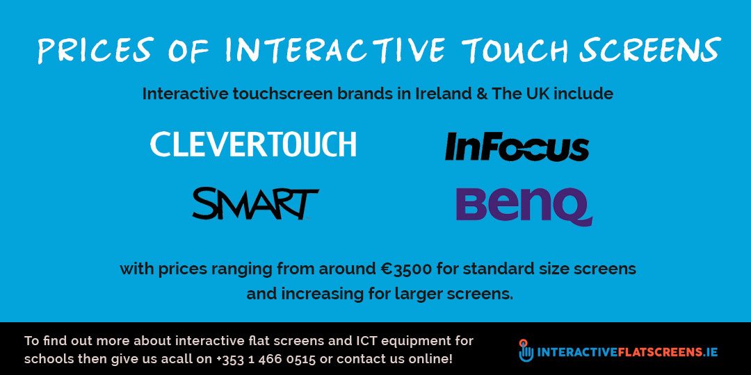 Prices of Interactive touch screens - Buyers Guide to Classroom Technology