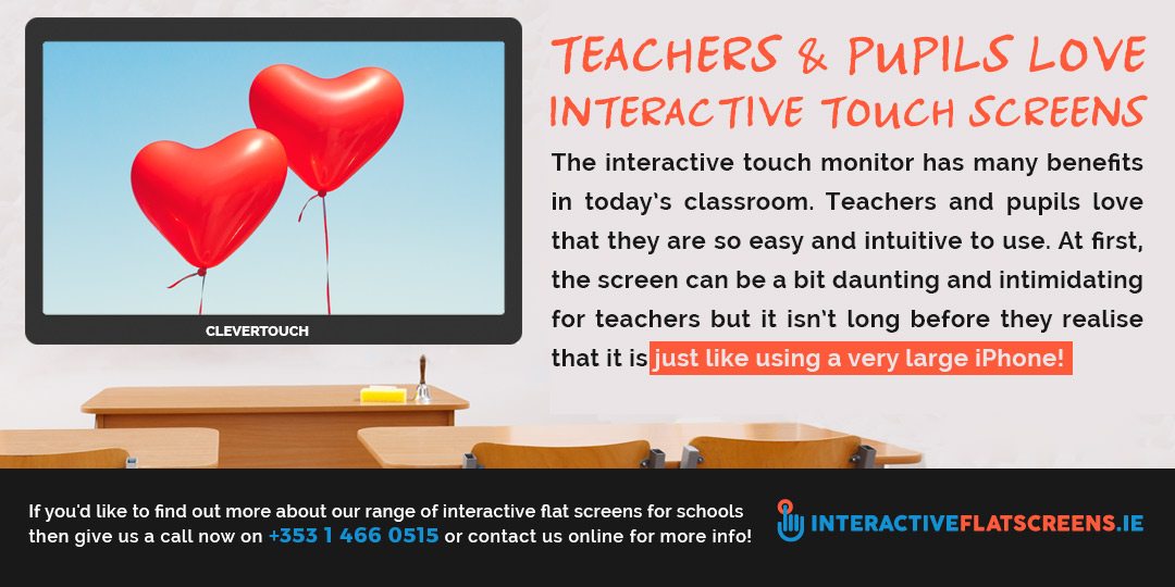 Teachers Love Interactive Touch Screens
