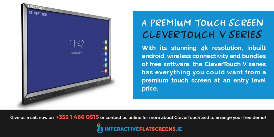 CleverTouch V Series Interactive Touch Screen