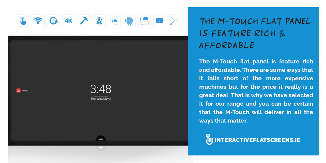 M-Touch Interactive Flat Screen for Schools Ireland