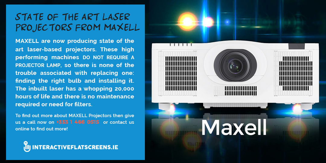 Maxell Laser Projectors - Interactive Flatscreens - Ireland