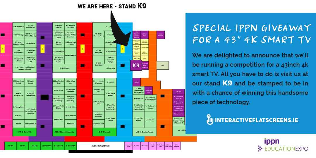 IPPN Conference and Expo Giveaway - Interactive Flatscreens - Ireland