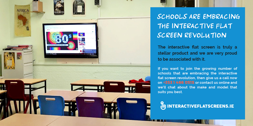 Interactive Flat Screens for Schools Revolution Ireland