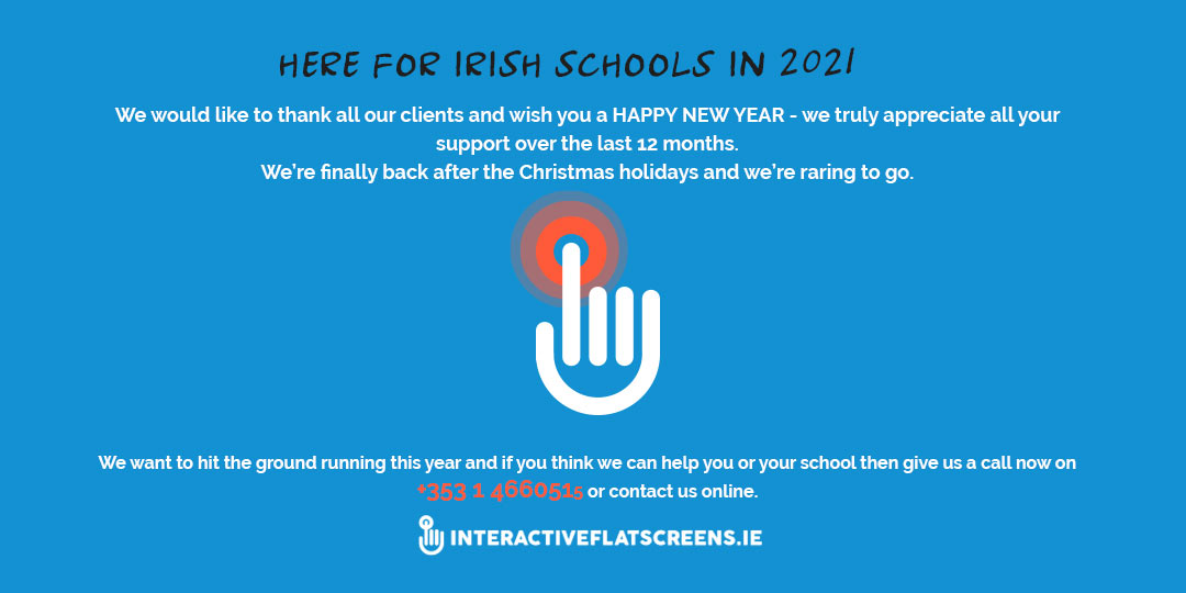 Interactive Flatscreen Irish Schools 2021