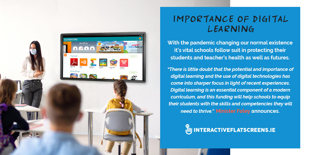 The Importance of Digital Learning Irish Schools - Interactive Flatsceens