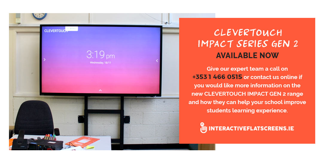 Clevertouch Impact Irish Schools - Interactive Flatscreen