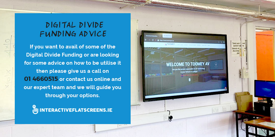 Digital Divide Funding Advice Irish Schools - Interactive