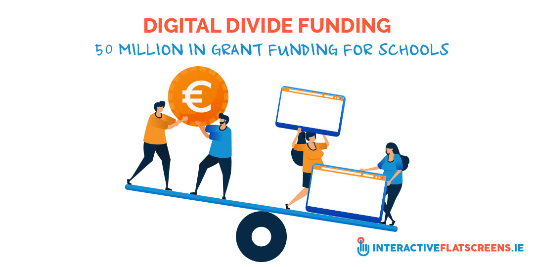 Digital Divide Funding - Grant Funding Schools Ireland - Interactive Flatscreens