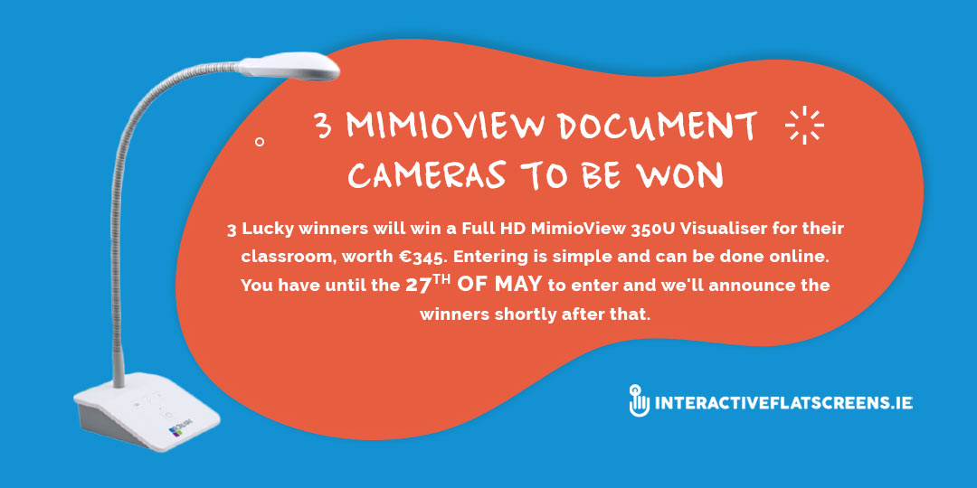3 Mimioview Document Cameras Giveaway for Schools Ireland