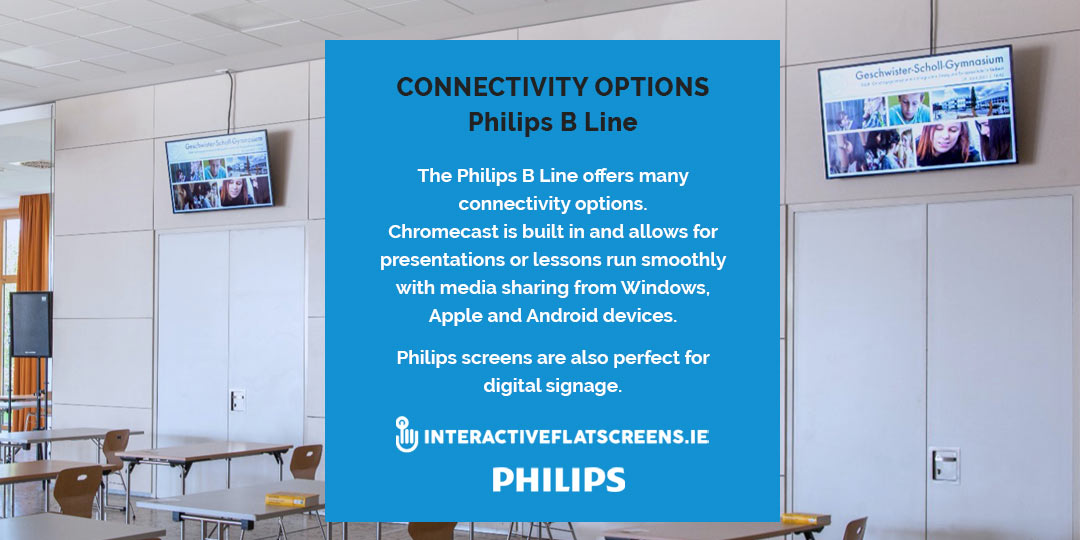 Philips B Line Interactive Panel - Connectivity Options School - Ireland