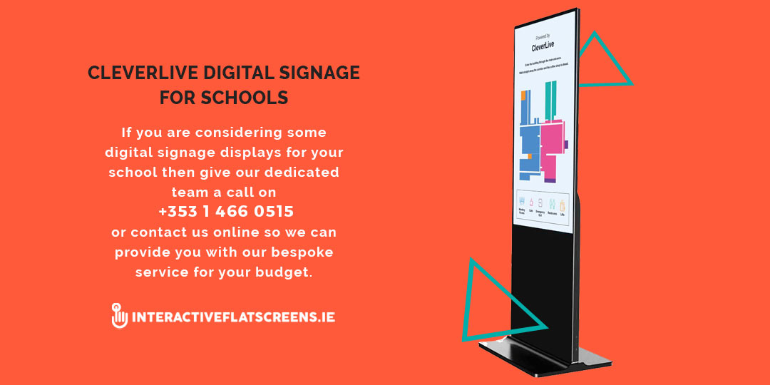 Cleverlive Digital Signage Schools Ireland